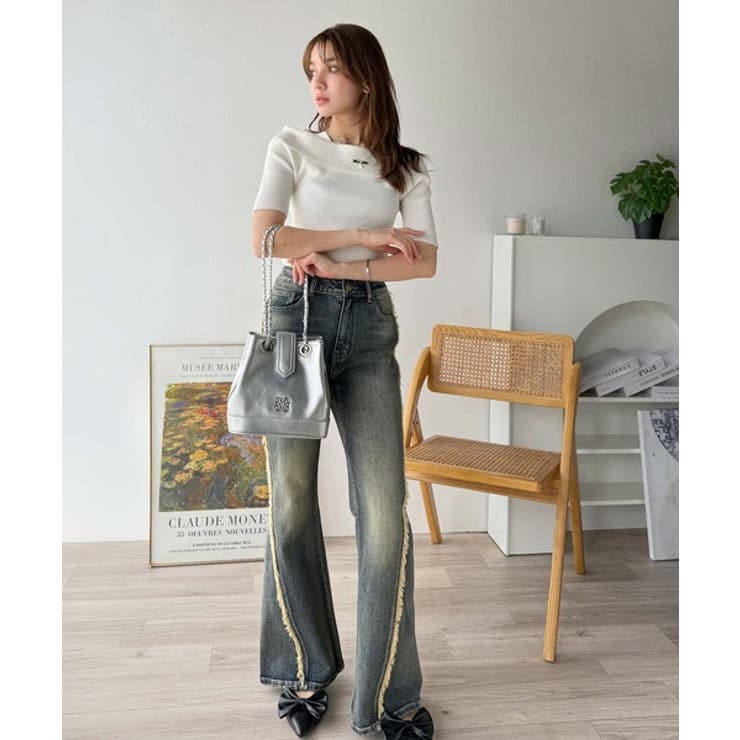 高見え×機能性。わがまま叶える、最強おでかけバッグ♪ロゴプレート使いチェーン巾着… | Classical Elf  | 詳細画像21 