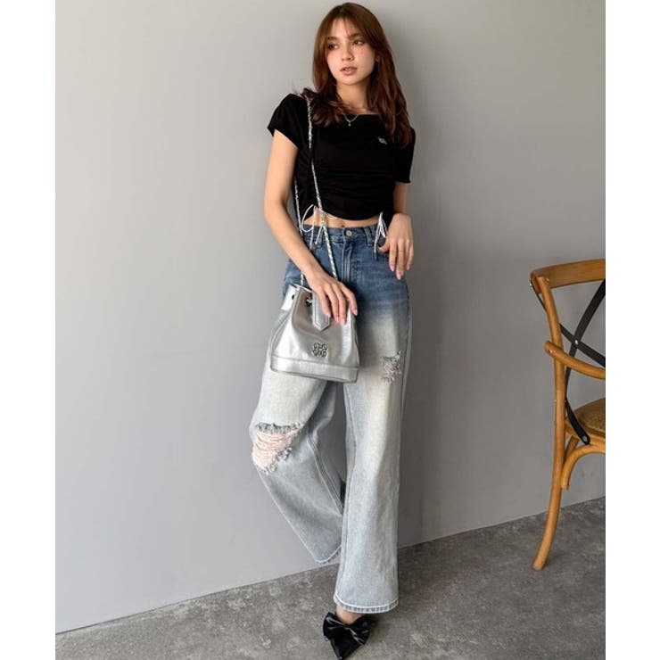 高見え×機能性。わがまま叶える、最強おでかけバッグ♪ロゴプレート使いチェーン巾着… | Classical Elf  | 詳細画像24 