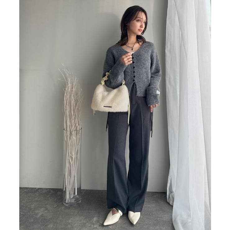 ふんわり華やぎのアイテム。ロゴプレート使いボリュームファーバッグ | Classical Elf  | 詳細画像7 