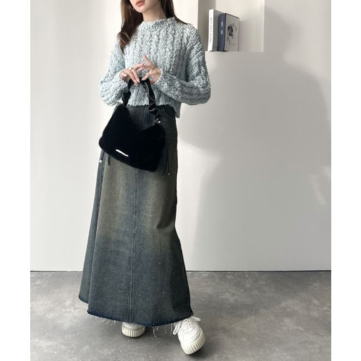 ふんわり華やぎのアイテム。ロゴプレート使いボリュームファーバッグ | Classical Elf  | 詳細画像13 