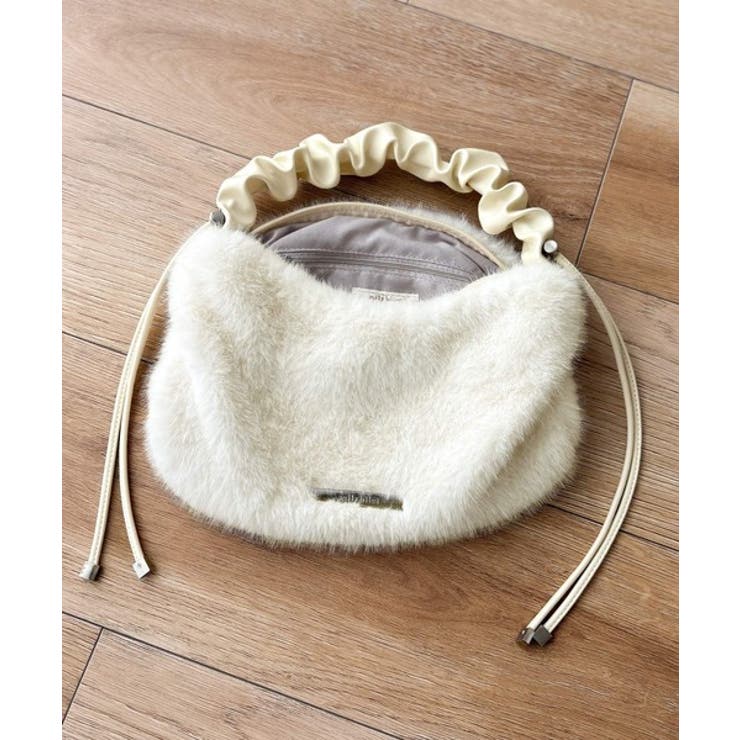 ふんわり華やぎのアイテム。ロゴプレート使いボリュームファーバッグ | Classical Elf  | 詳細画像40 