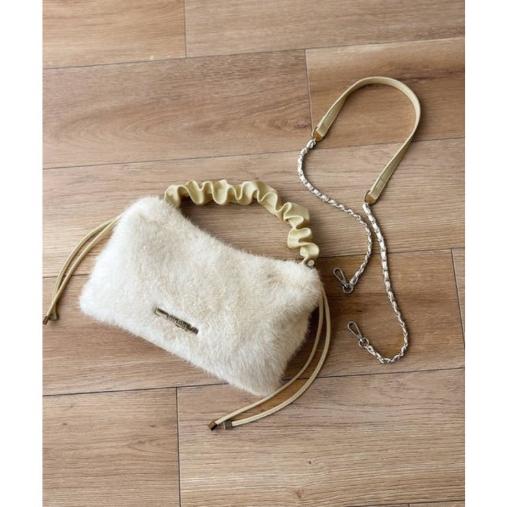 ふんわり華やぎのアイテム。ロゴプレート使いボリュームファーバッグ | Classical Elf  | 詳細画像46 