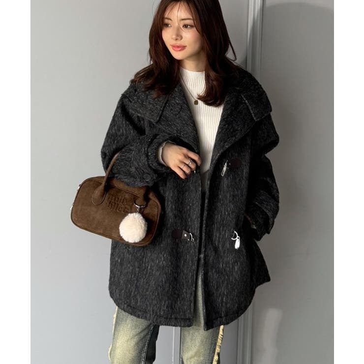 甘い見た目で実力派♪エンボスロゴスウェードライクミニボストンバッグ | Classical Elf  | 詳細画像25 