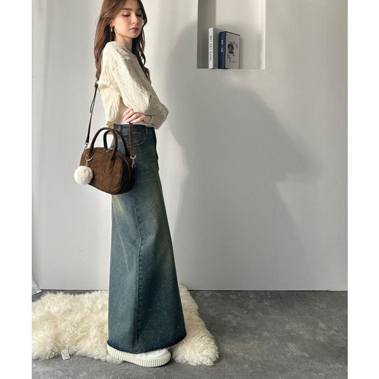 甘い見た目で実力派♪エンボスロゴスウェードライクミニボストンバッグ | Classical Elf  | 詳細画像28 