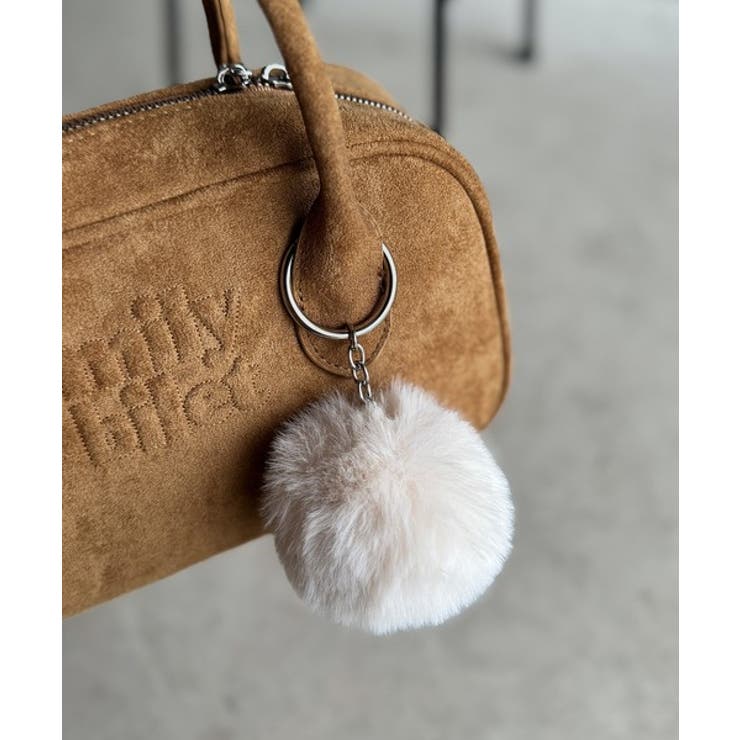 甘い見た目で実力派♪エンボスロゴスウェードライクミニボストンバッグ | Classical Elf  | 詳細画像48 