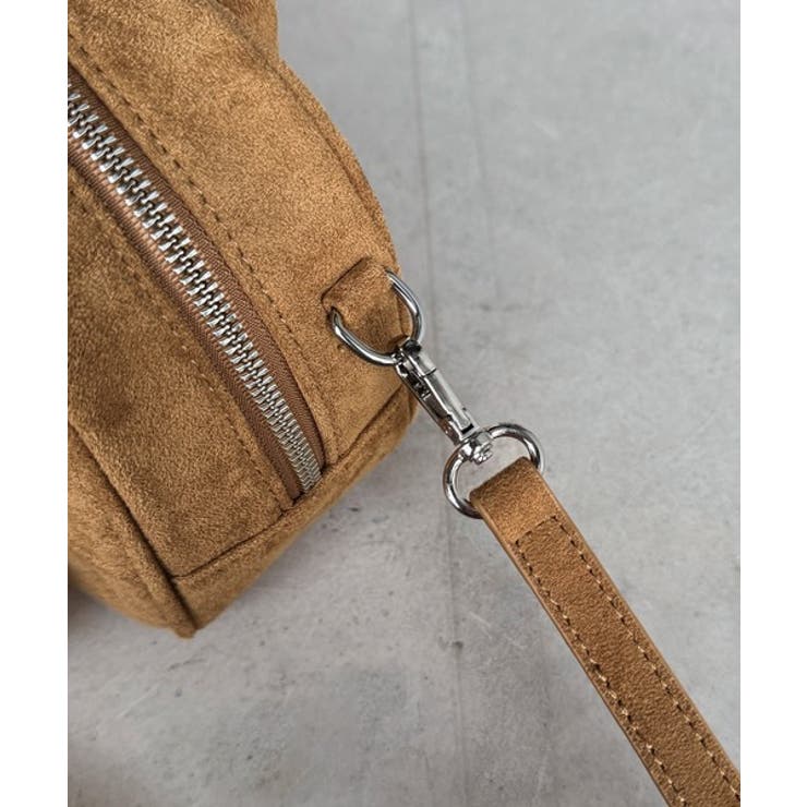 甘い見た目で実力派♪エンボスロゴスウェードライクミニボストンバッグ | Classical Elf  | 詳細画像53 