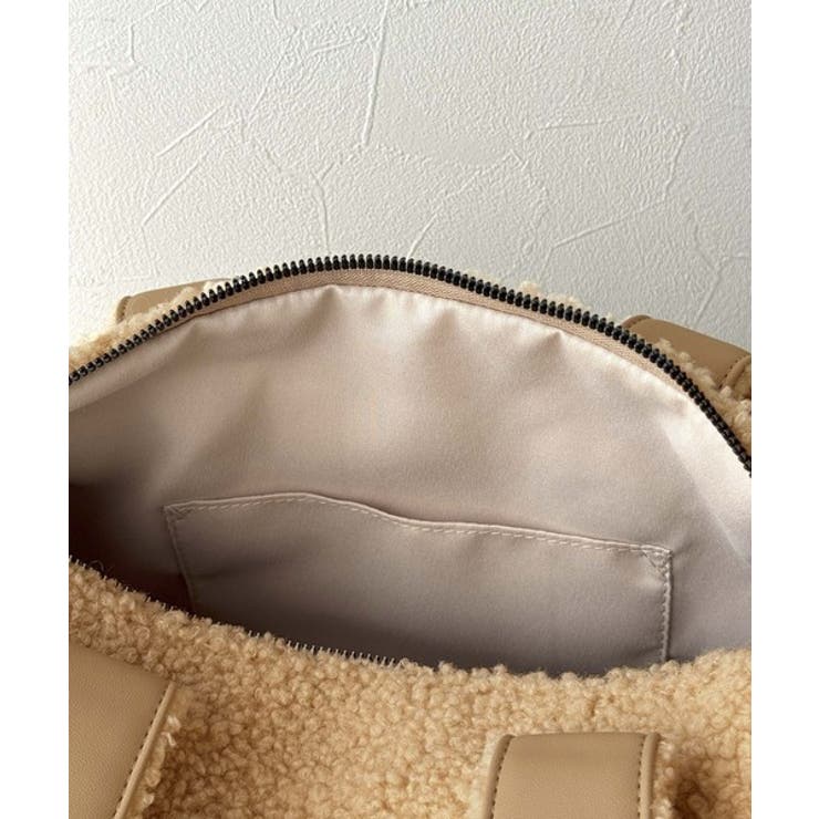 【mily bilet】ふわもこ感がたまらない主役バッグ♪ロゴ刺繍ボアボストンバ… | Classical Elf  | 詳細画像33 