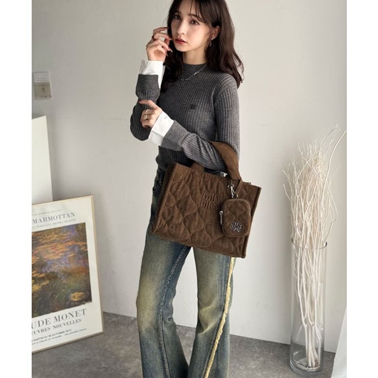 【mily bilet】ふわふわもちもちの質感が魅力のスウェードライクキルティン… | Classical Elf  | 詳細画像12 