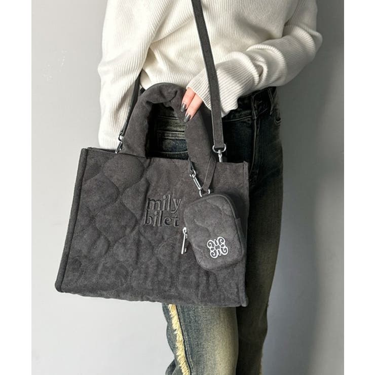 mojocamar♡モジョカマー　ネイビー キルティングバッグSwan mojocamar♡モジョカマー ネイビー キルティングバッグSwan mojocamar