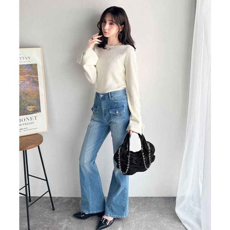 2way仕様で、コーデ自在。スウェード風ギャザーデザインハンドバッグ | Classical Elf  | 詳細画像19 