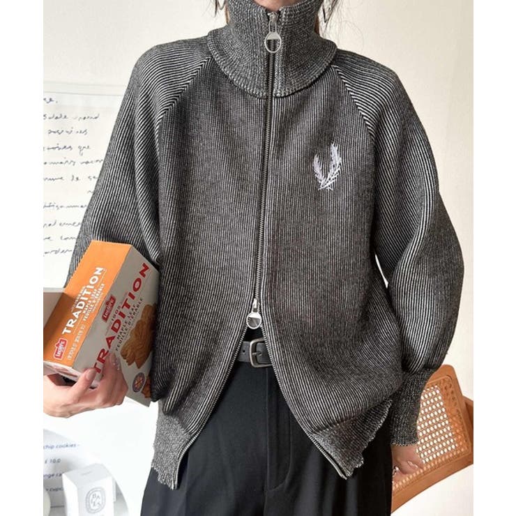 街中で目を惹く、洗練されたデザイン。ミックスライクダブルジップニットカーディガン… | Classical Elf  | 詳細画像32 