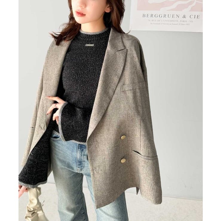 【mily bilet】きらめきと上品さ溢れる。ラメ入りリブプチハイ袖フレアニッ… | Classical Elf  | 詳細画像15 