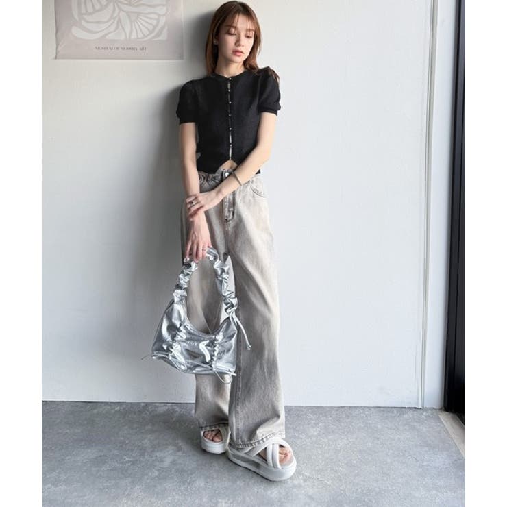 着回し力無限大。パフスリーブ2WAYサマーニットカーディガン | Classical Elf  | 詳細画像16 