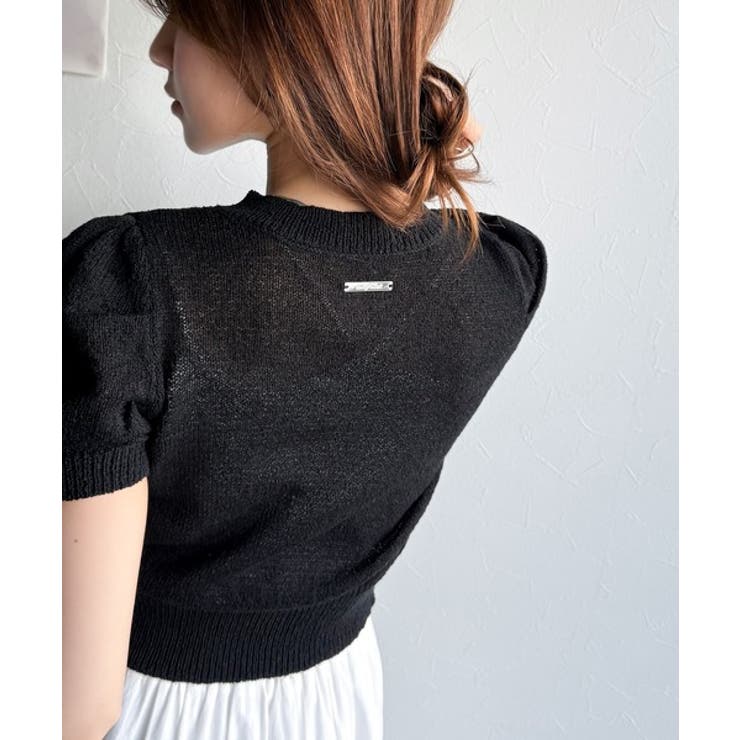 着回し力無限大。パフスリーブ2WAYサマーニットカーディガン | Classical Elf  | 詳細画像21 