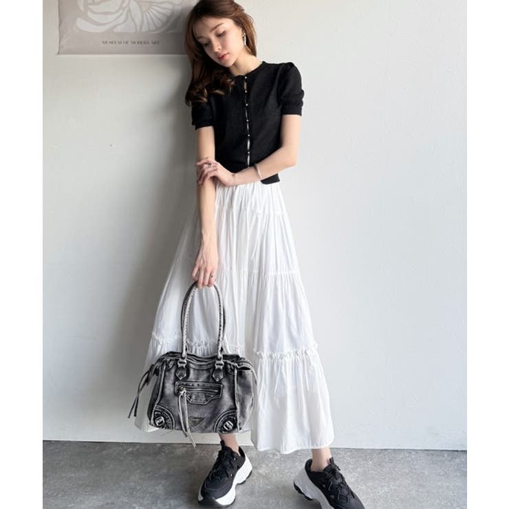 着回し力無限大。パフスリーブ2WAYサマーニットカーディガン | Classical Elf  | 詳細画像24 