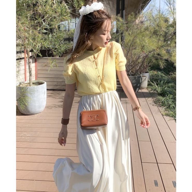 着回し力無限大。パフスリーブ2WAYサマーニットカーディガン | Classical Elf  | 詳細画像51 