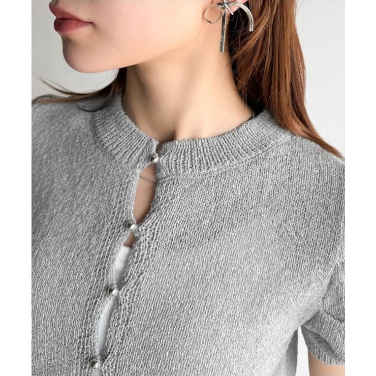 着回し力無限大。パフスリーブ2WAYサマーニットカーディガン | Classical Elf  | 詳細画像54 