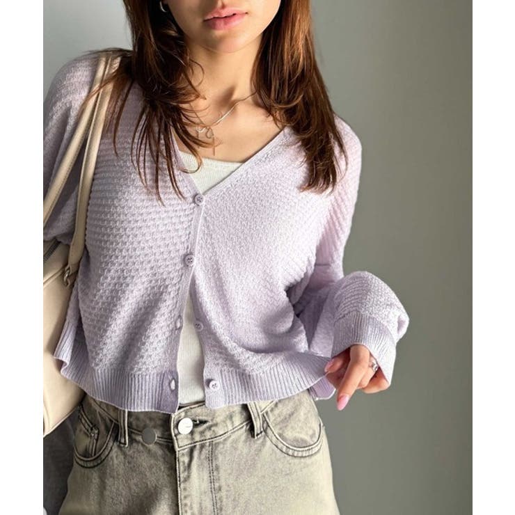 パープル | 【mily bilet】冷房対策は、さりげキラ感で可愛く盛るのが正解◎箔プリント… | Classical Elf 