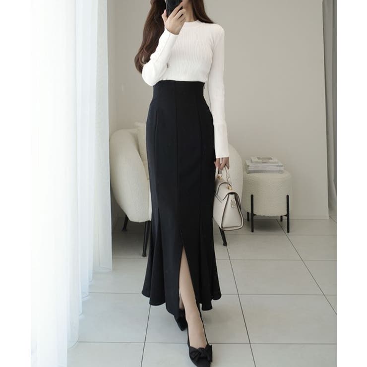 【mily bilet】大人可愛い素材とシルエット♪袖ボタン使いランダムリブニッ… | Classical Elf  | 詳細画像5 