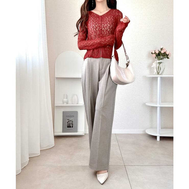 【mily bilet】華奢見えレースで大人の甘さを。クリアボタンシアーレースカ… | Classical Elf  | 詳細画像20 