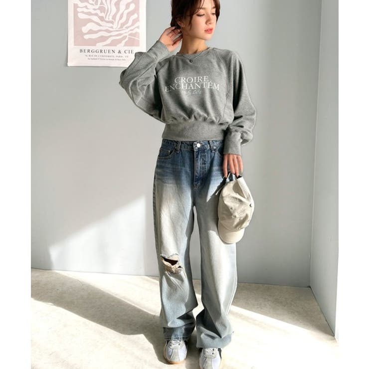 【mily bilet】カジュアルだけどこなれ感たっぷり。ラインストーン＆ぼかし… | Classical Elf  | 詳細画像5 