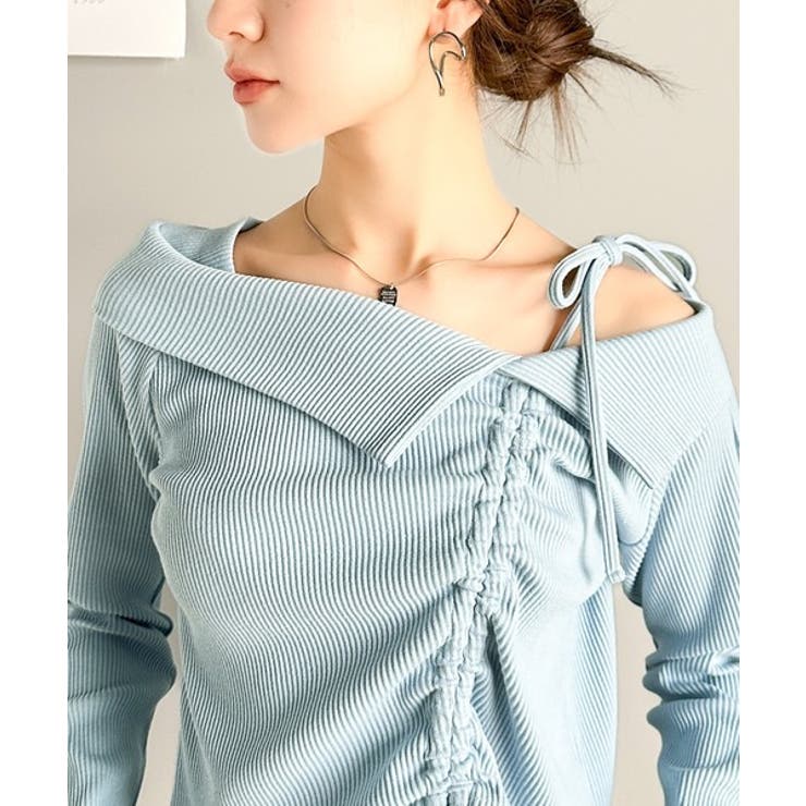 【mily bilet】エレガントな大人カジュアル。マルチウェイオフショル肩リボ… | Classical Elf  | 詳細画像37 