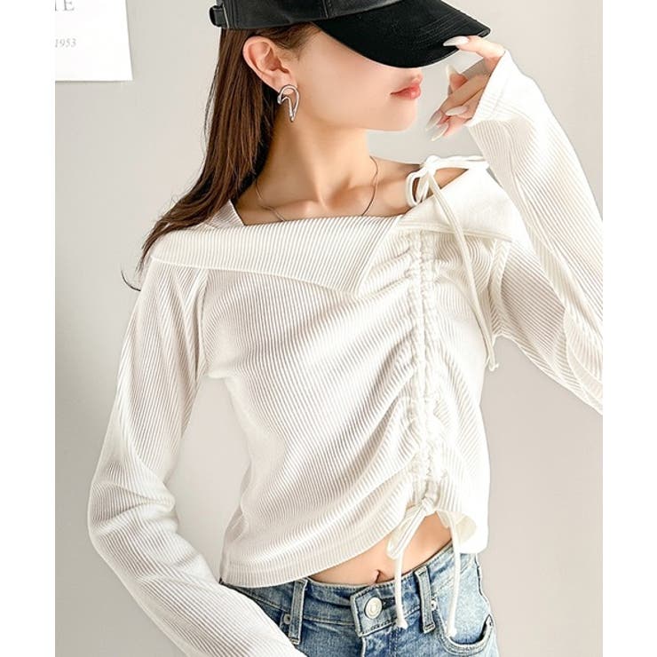 【mily bilet】エレガントな大人カジュアル。マルチウェイオフショル肩リボ… | Classical Elf  | 詳細画像1 