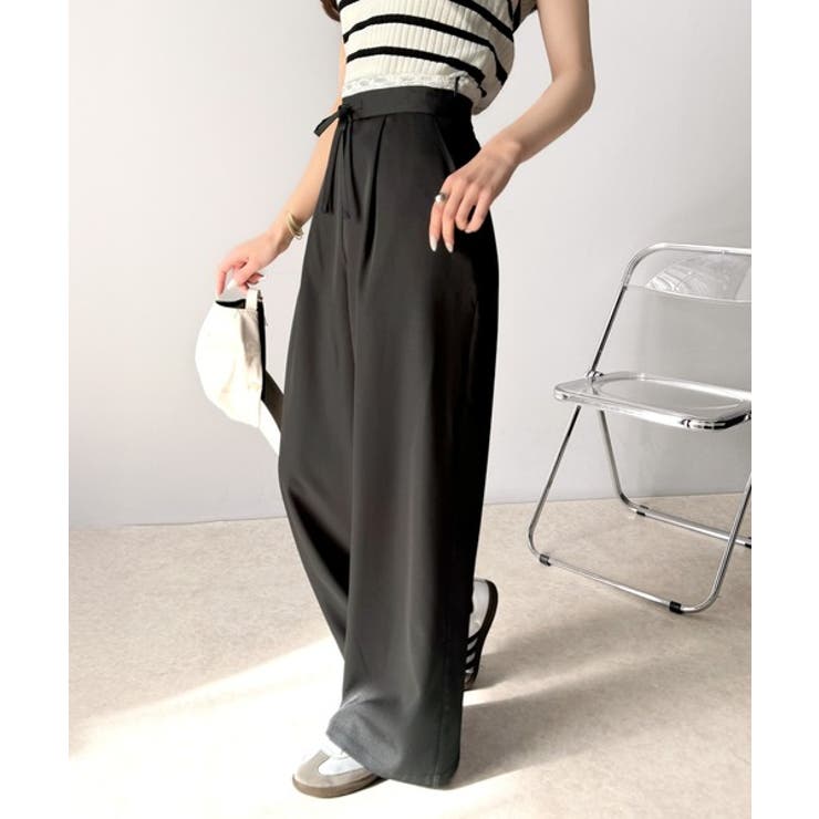 【mily bilet】新感覚デザイン。レース使いダブルウエストワイドスラックス… | Classical Elf  | 詳細画像14 