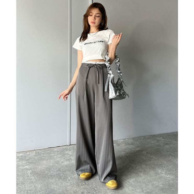 【mily bilet】新感覚デザイン。レース使いダブルウエストワイドスラックス… | Classical Elf  | 詳細画像27 