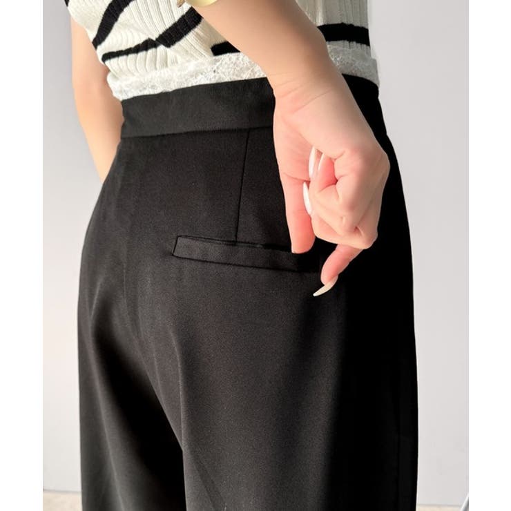 【mily bilet】新感覚デザイン。レース使いダブルウエストワイドスラックス… | Classical Elf  | 詳細画像41 