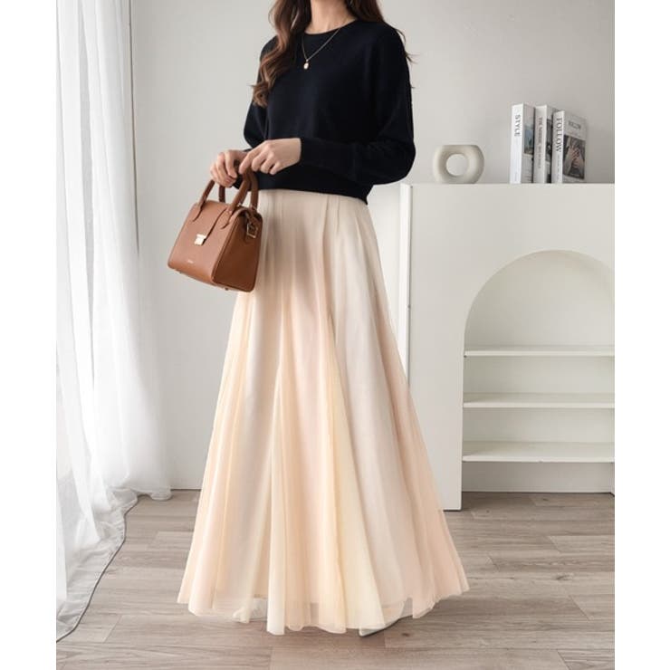 【mily bilet】上品な微配色がクラス感を底上げ♪グラデーションチュールフ… | Classical Elf  | 詳細画像1 