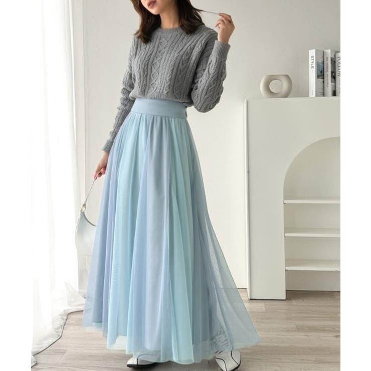 【mily bilet】上品な微配色がクラス感を底上げ♪グラデーションチュールフ… | Classical Elf  | 詳細画像28 