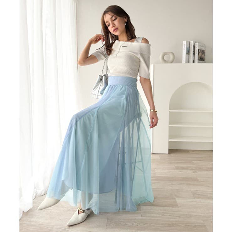 【mily bilet】上品な微配色がクラス感を底上げ♪グラデーションチュールフ… | Classical Elf  | 詳細画像34 