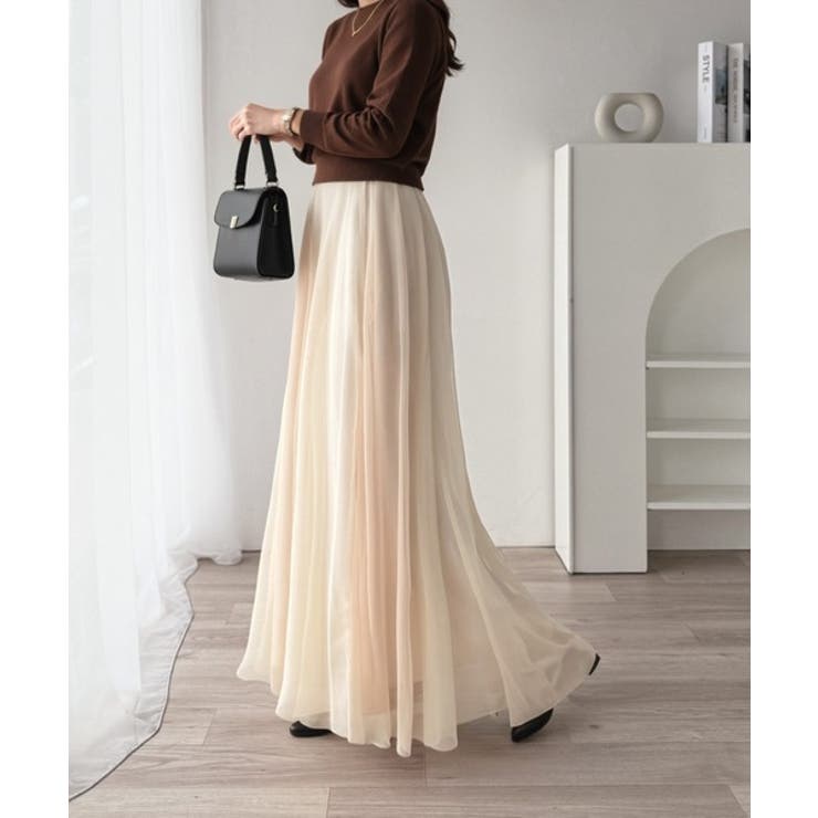 【mily bilet】上品な微配色がクラス感を底上げ♪グラデーションチュールフ… | Classical Elf  | 詳細画像2 