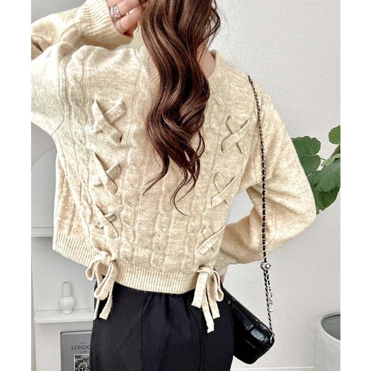 【mily bilet】前も後ろも可愛く映える、大人フェミニン。前後２WAYリボ… | Classical Elf  | 詳細画像6 