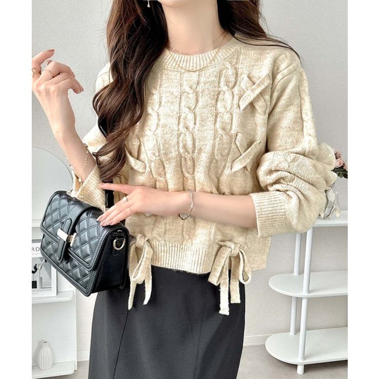 【mily bilet】前も後ろも可愛く映える、大人フェミニン。前後２WAYリボ… | Classical Elf  | 詳細画像7 