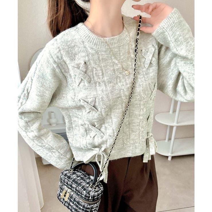 【mily bilet】前も後ろも可愛く映える、大人フェミニン。前後２WAYリボ… | Classical Elf  | 詳細画像18 