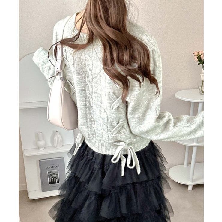 【mily bilet】前も後ろも可愛く映える、大人フェミニン。前後２WAYリボ… | Classical Elf  | 詳細画像19 