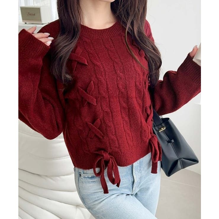 【mily bilet】前も後ろも可愛く映える、大人フェミニン。前後２WAYリボ… | Classical Elf  | 詳細画像24 