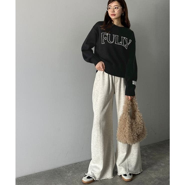 【mily bilet】ハンドステッチライクロゴデザインニット | Classical Elf  | 詳細画像17 