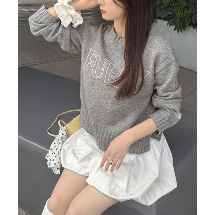 【mily bilet】ハンドステッチライクロゴデザインニット | Classical Elf  | 詳細画像20 