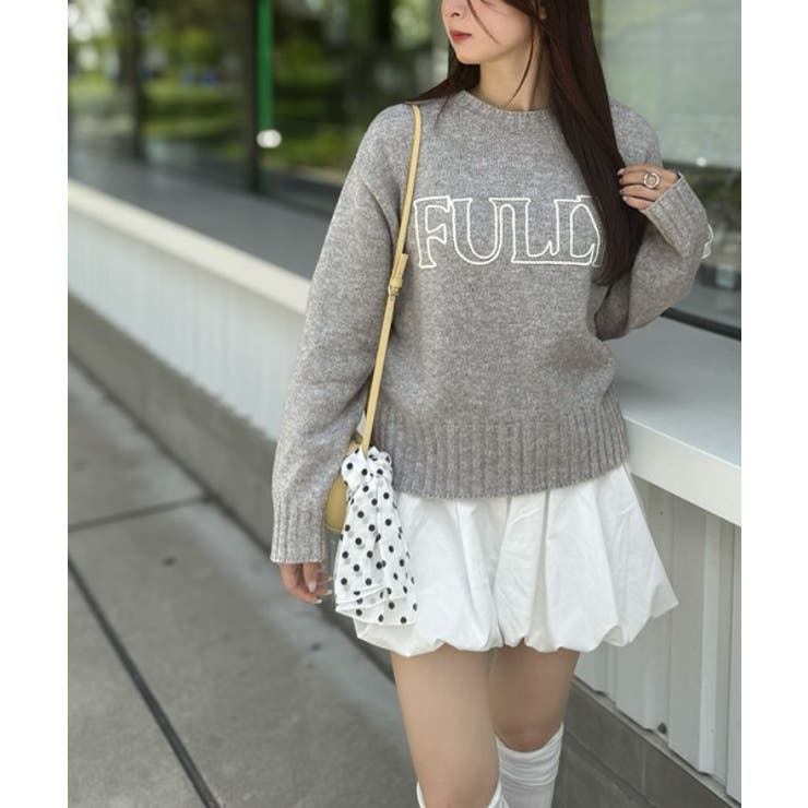 【mily bilet】ハンドステッチライクロゴデザインニット | Classical Elf  | 詳細画像22 