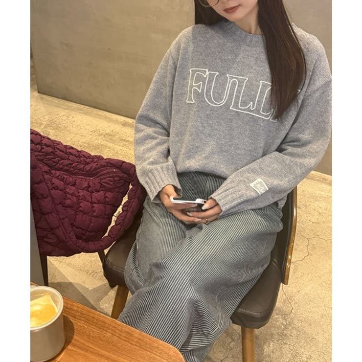 【mily bilet】ハンドステッチライクロゴデザインニット | Classical Elf  | 詳細画像24 