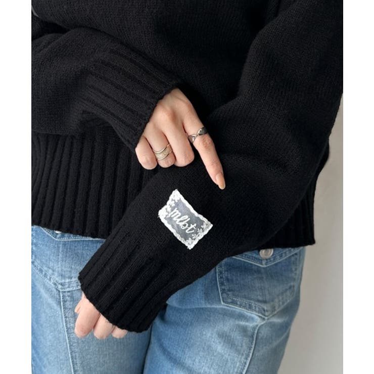 【mily bilet】ハンドステッチライクロゴデザインニット | Classical Elf  | 詳細画像28 