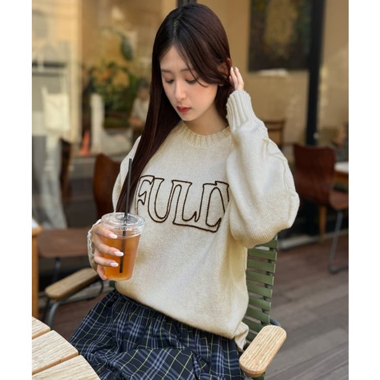 【mily bilet】ハンドステッチライクロゴデザインニット | Classical Elf  | 詳細画像4 