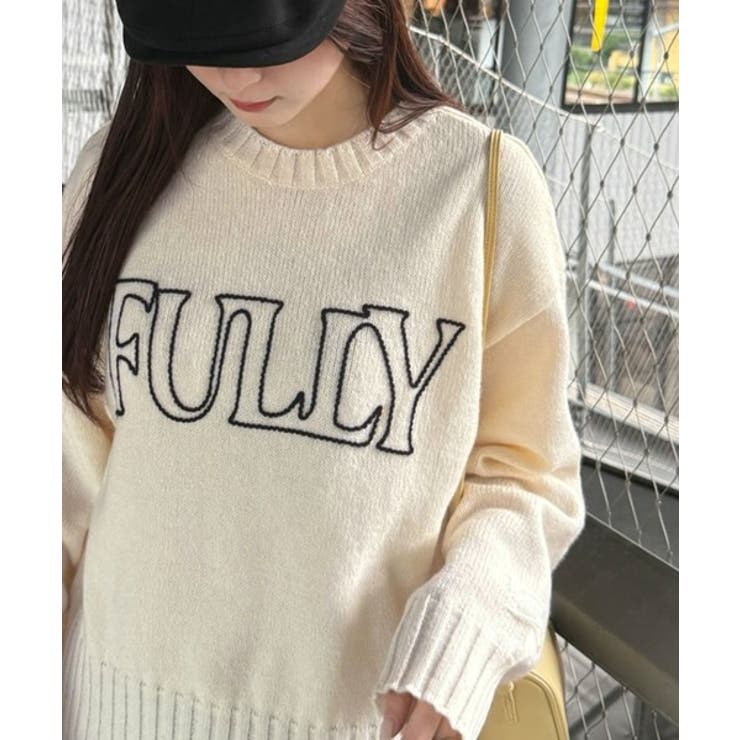 【mily bilet】ハンドステッチライクロゴデザインニット | Classical Elf  | 詳細画像5 