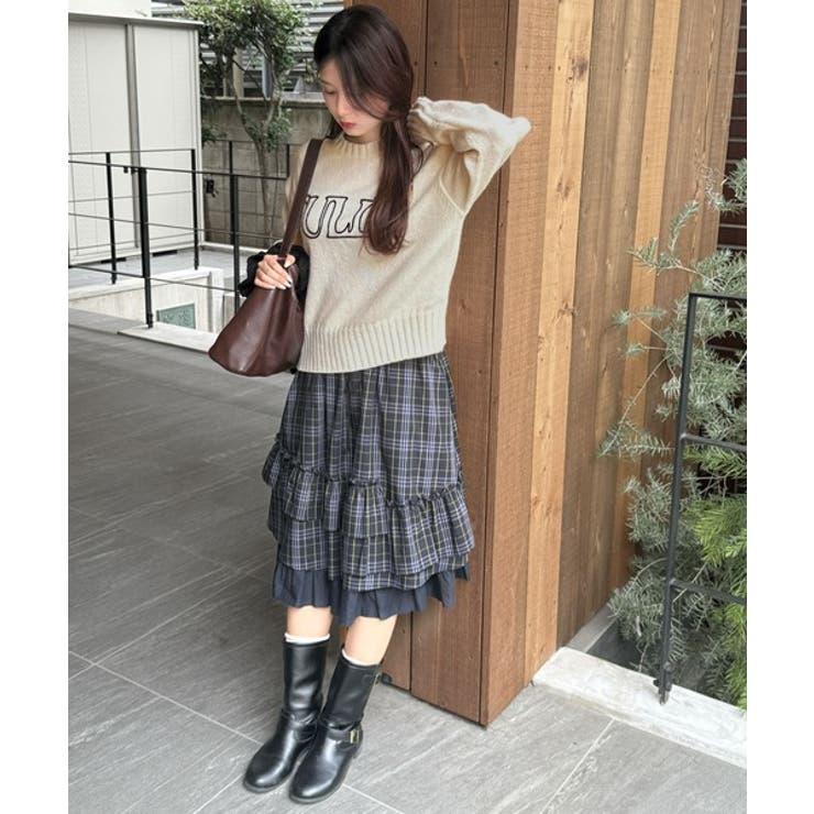 【mily bilet】ハンドステッチライクロゴデザインニット | Classical Elf  | 詳細画像7 