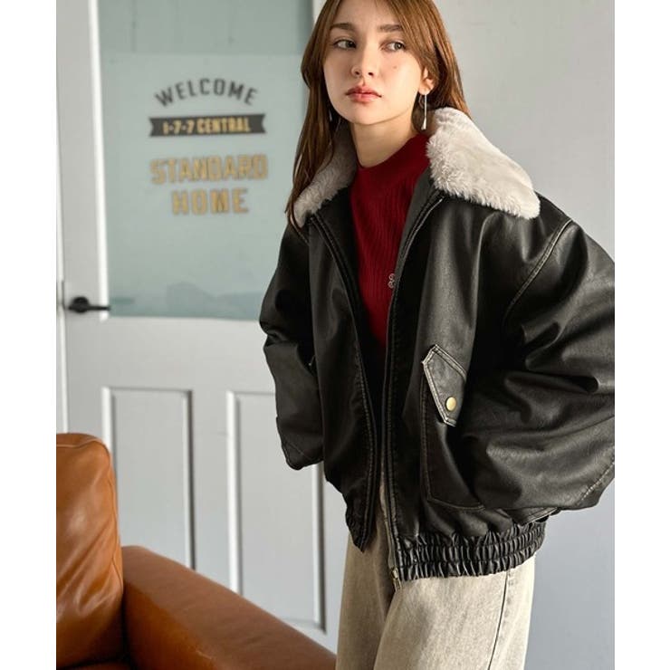 【mily bilet】ファー襟取り外し可能◎ヴィンテージライクダメージフェイク… | Classical Elf  | 詳細画像10 