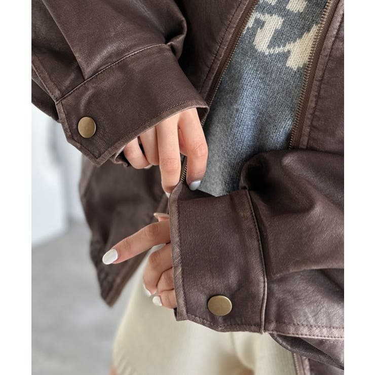 【mily bilet】ファー襟取り外し可能◎ヴィンテージライクダメージフェイク… | Classical Elf  | 詳細画像21 