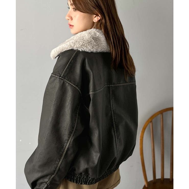 【mily bilet】ファー襟取り外し可能◎ヴィンテージライクダメージフェイク… | Classical Elf  | 詳細画像7 